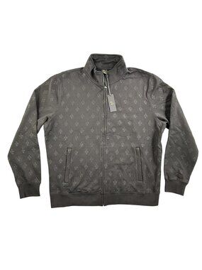 October's Very Own Jacket Mens 2XL Black Full Zip Track OVO Drake Rap New AOP